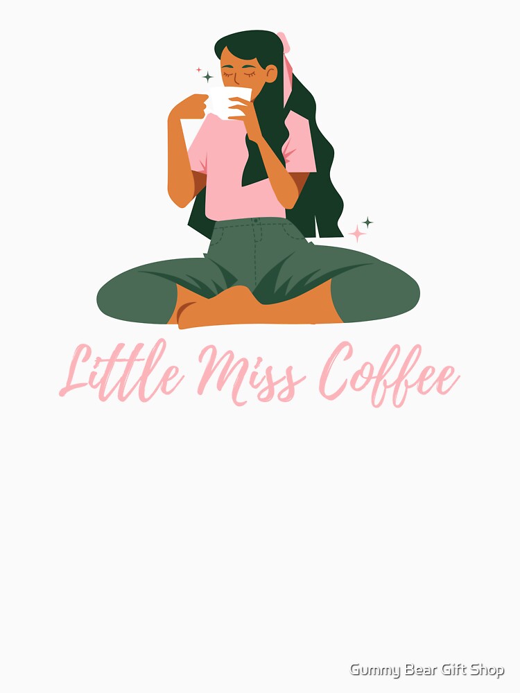 Little Miss Iced Coffee All Year Long - Coffee Girl by Gummy Bear Gift Shop