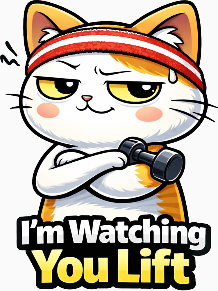 Part of the Gym Judgment Club – I'm Watching You Lift by les 3 cerises store
