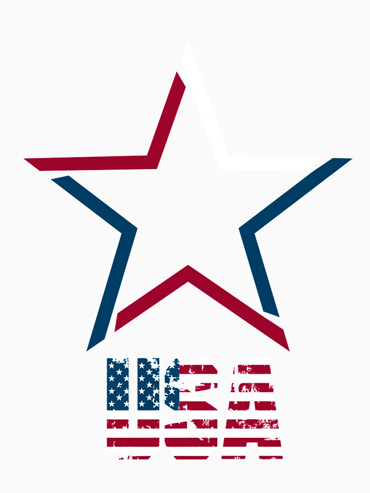 USA | Star T-Shirt for Men and Women by AllStarMerch