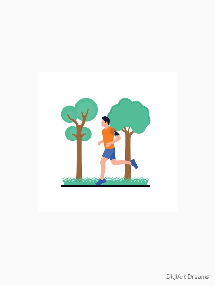 Running is healthy by DigiArt Dreams