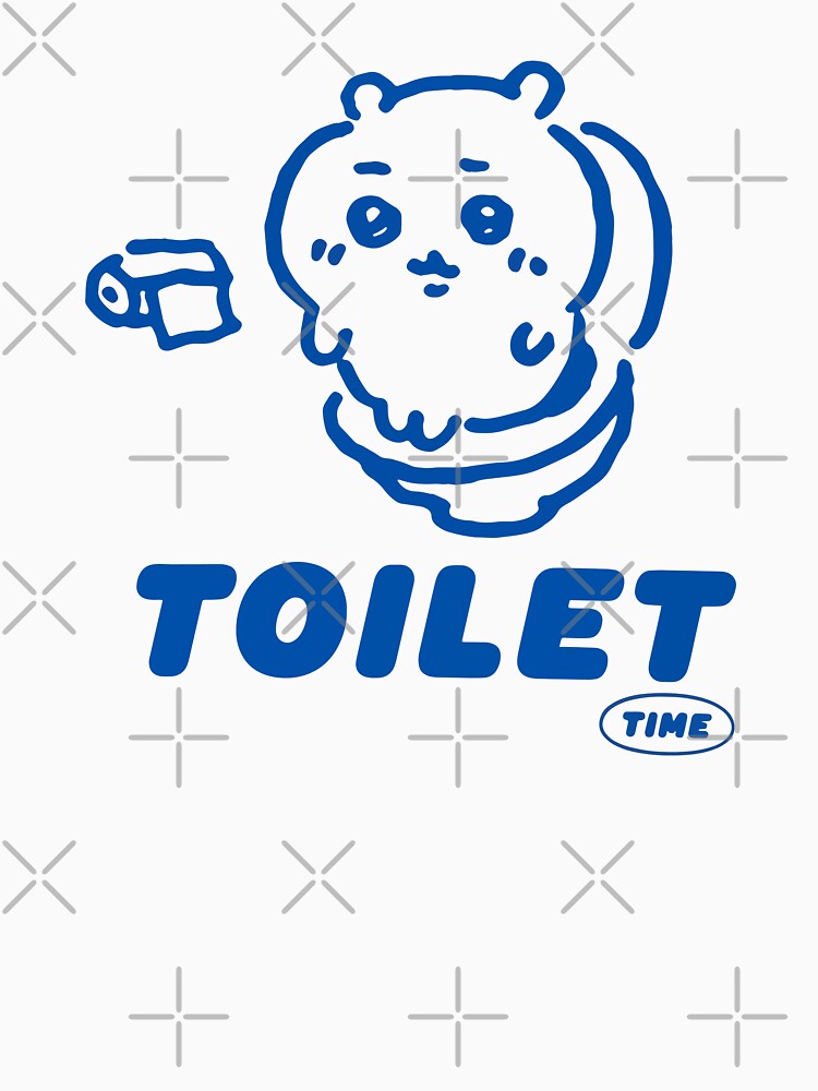 Chiikawa on the Toilet Potty | Hachiware Usagi | Poop Pooping Meme Sticker by 1522Shop