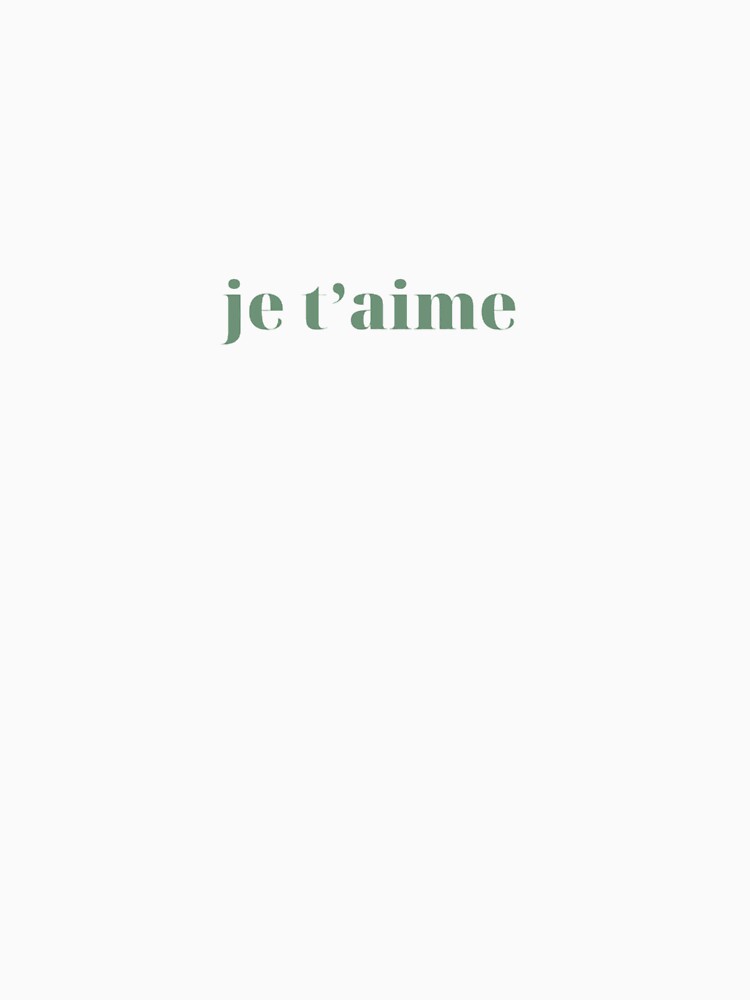 Je t’amie- i love you by CoastlineRowe