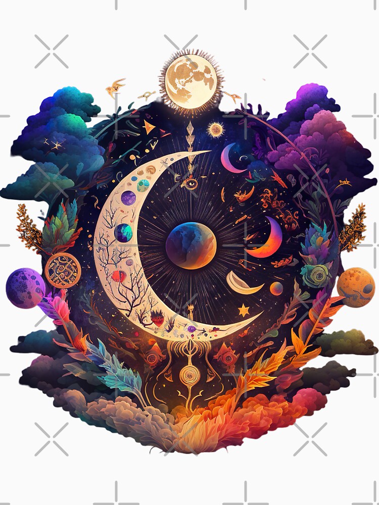 cluster of moons is a mesmerizing sight 2 by LLdreams