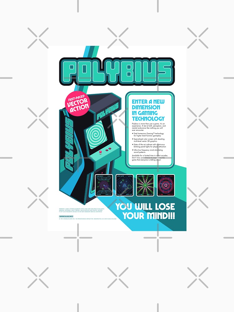 Polybius Arcade Game Ad Light by VoodooCircus