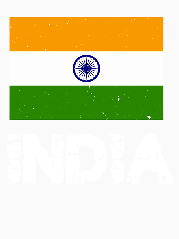 India Flag T-Shirt for Men and Women by AllStarMerch