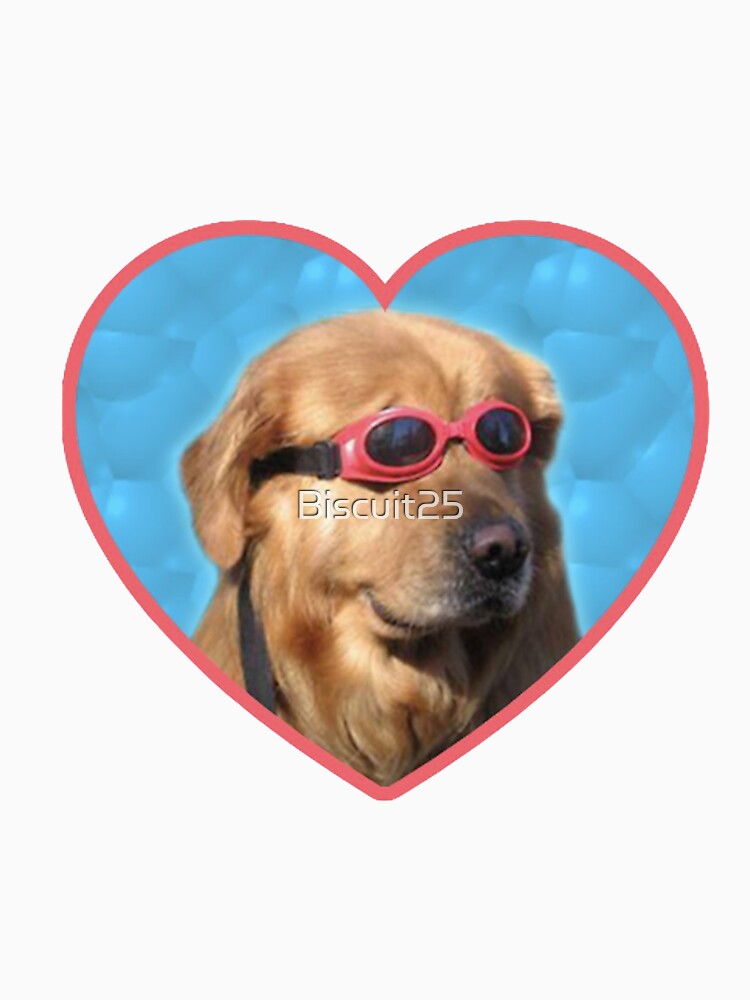Swimming Goggle Dog by Biscuit25