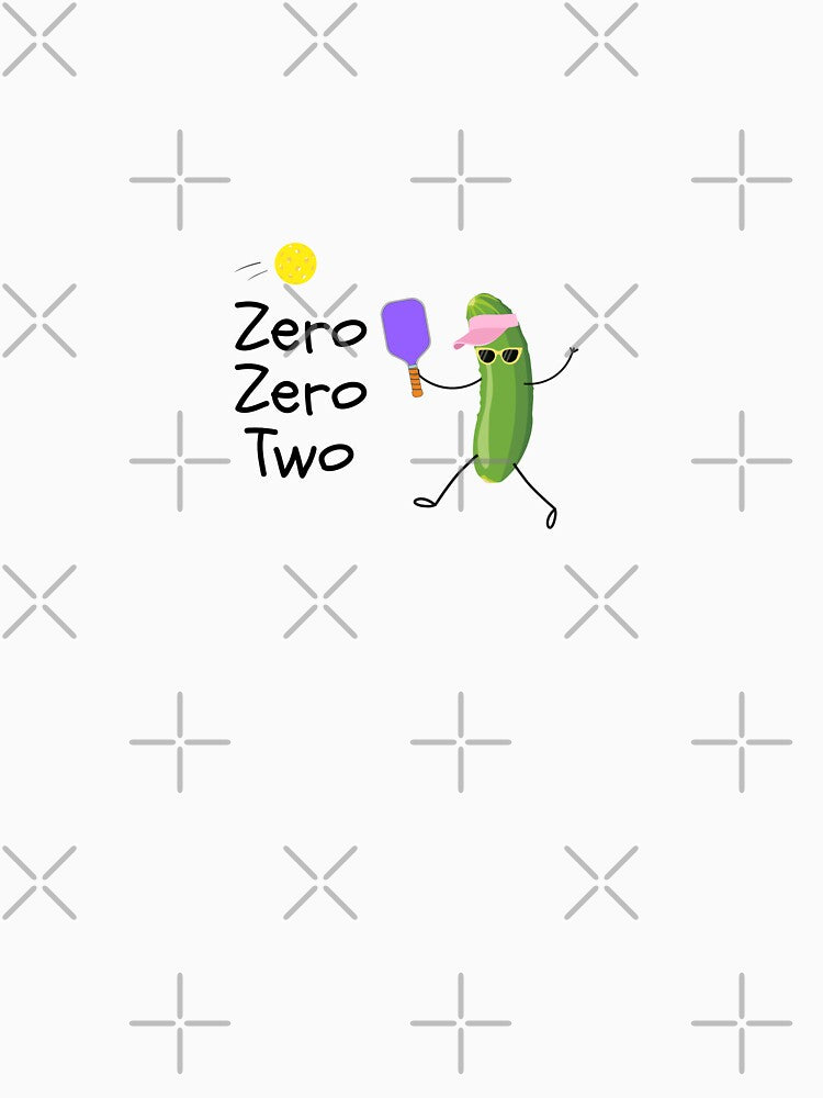 Pickle Playing Pickleball Zero Zero Two Pink Visor by Flip Your Pancake