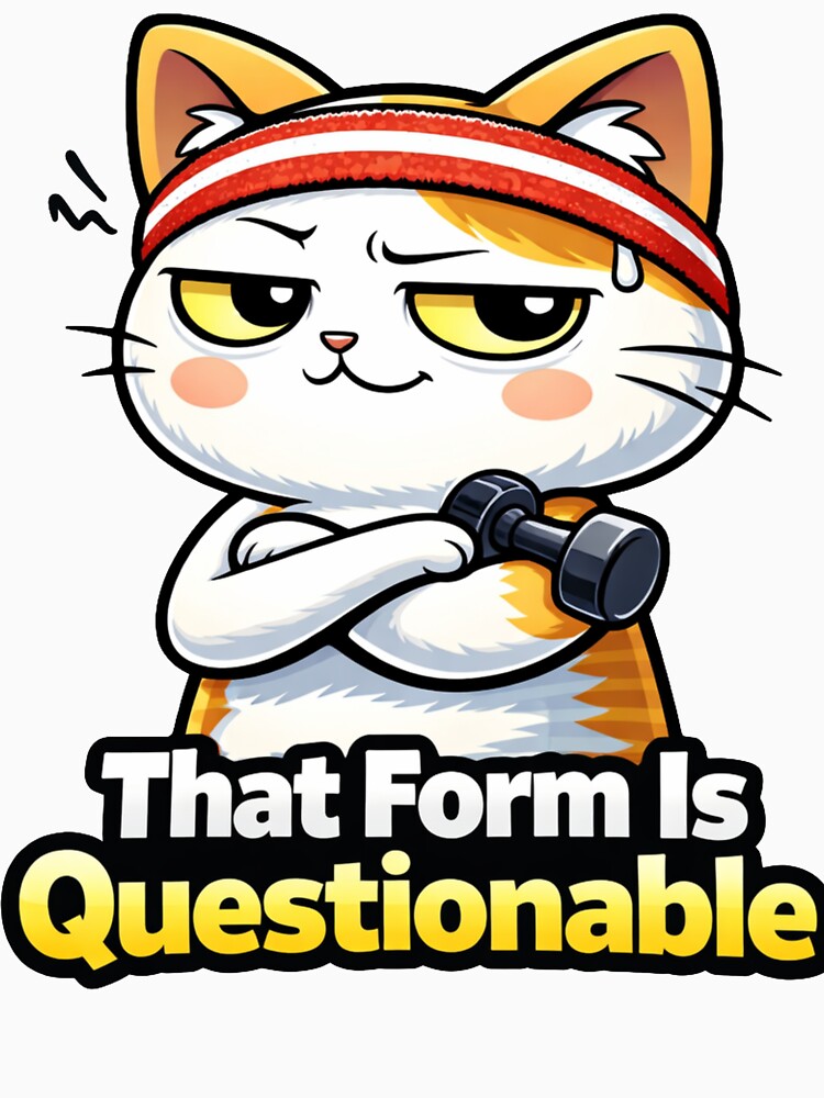 Part of the Gym Judgment Club – That Form Is Questionable by les 3 cerises store