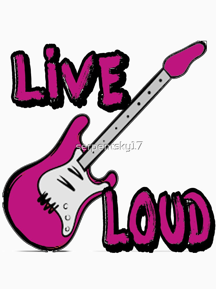 Live Loud With Guitar by SerpentSkyArts