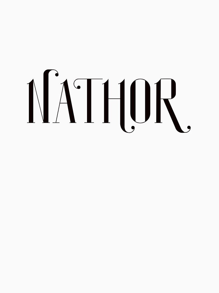 NATHOR Black logo Enlarged by NATHORSTUDIO