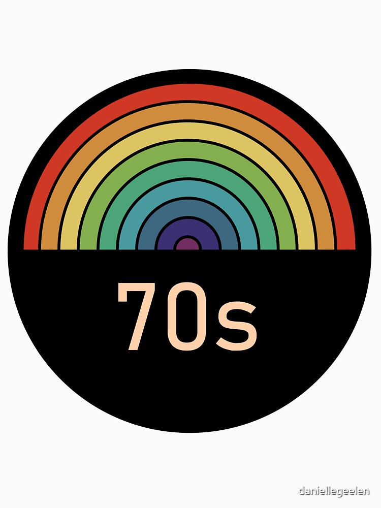Retro rainbow 70s by daniellegeelen