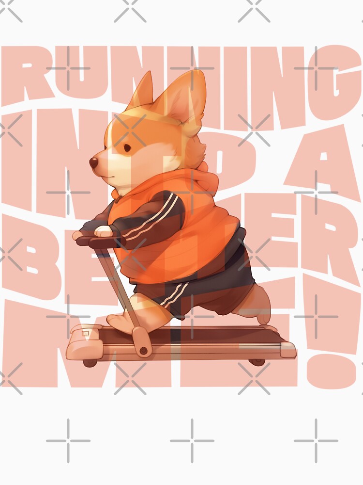 Running Corgi, Aiming for a Better You, Corgi by aniMo Japan