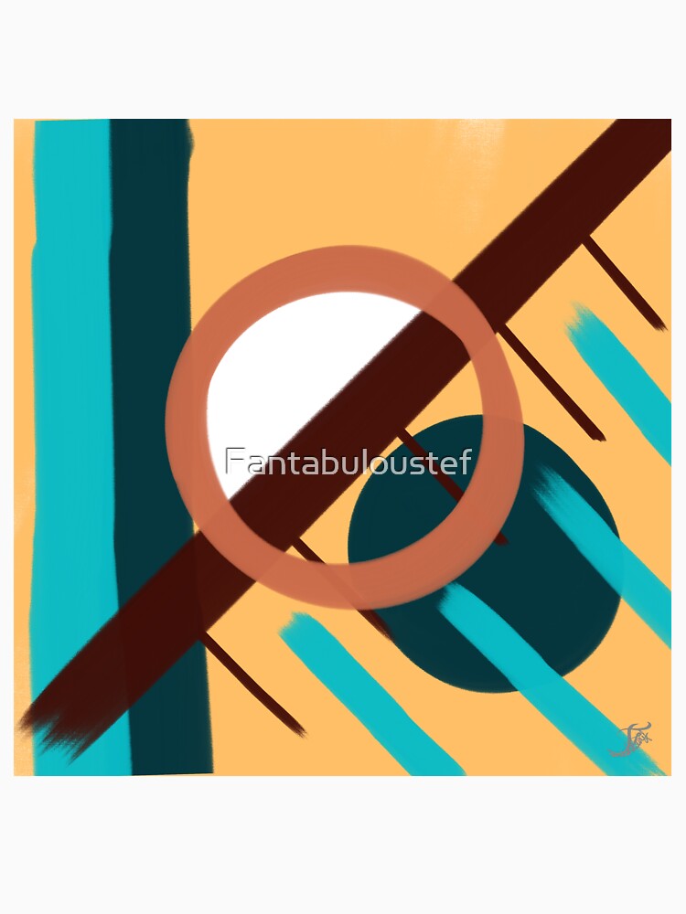 Beach sunset - Abstract - modern art by Fantabuloustef