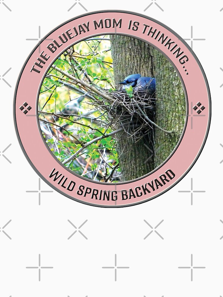 The Bluejay Mom is Thinking........ on Her Nest by cremedecolor