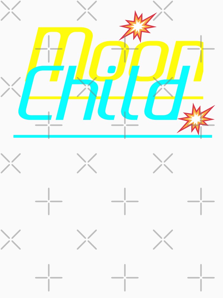 Stay Wild Moon Child – Neon Celestial Typography Design by Faali950