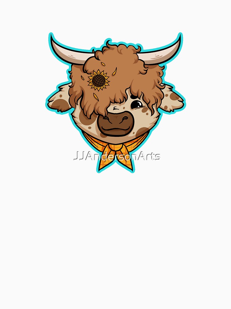 Sunshine the Highland Cow by ElderflowerArtist