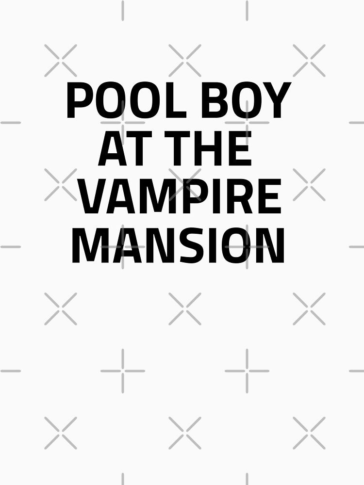 Pool Boy At The Vampire Mansion by FirnandArt