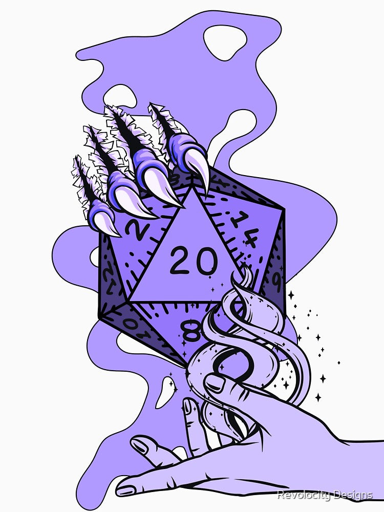 Dungeons and Dragons - Magic and Monsters D20 by Revolocity Designs