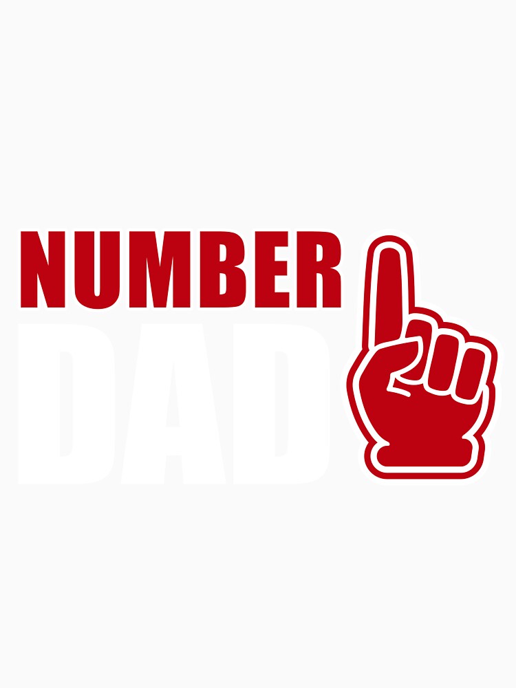 Number One Dad T-Shirt | #1 Father Tee by AllStarMerch
