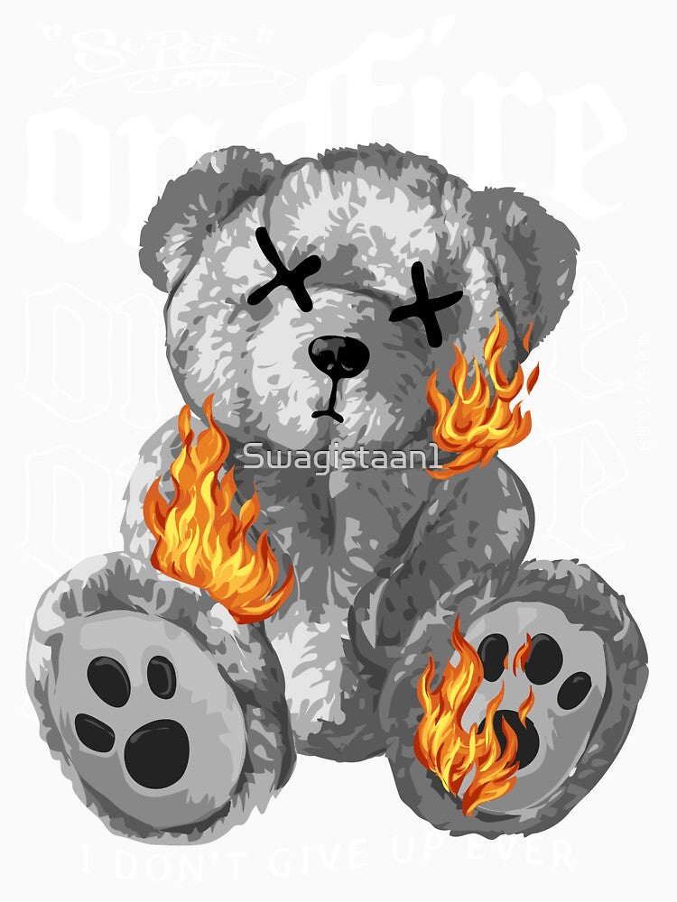 Cool Bear Graphic Design, Urban Streetwear by Swagistaan1