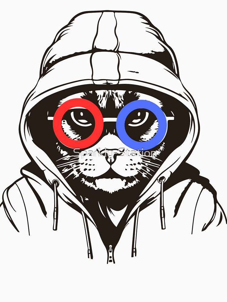 Cat Illustrative Typographic by Sparkly-Station