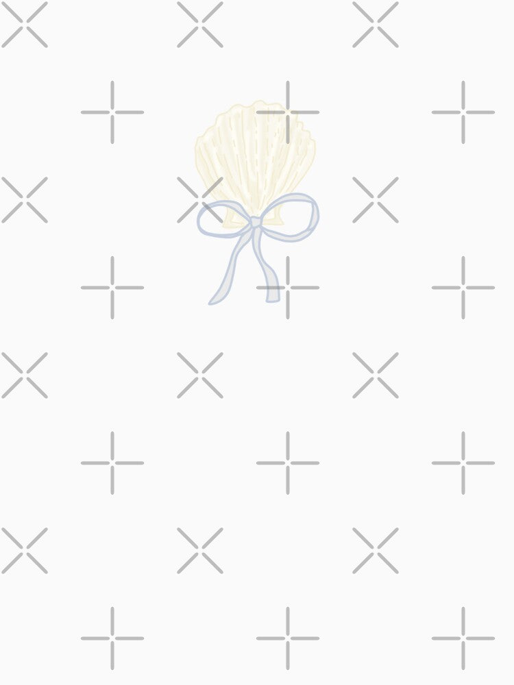 Seashell with Blue Bow by coastal collective