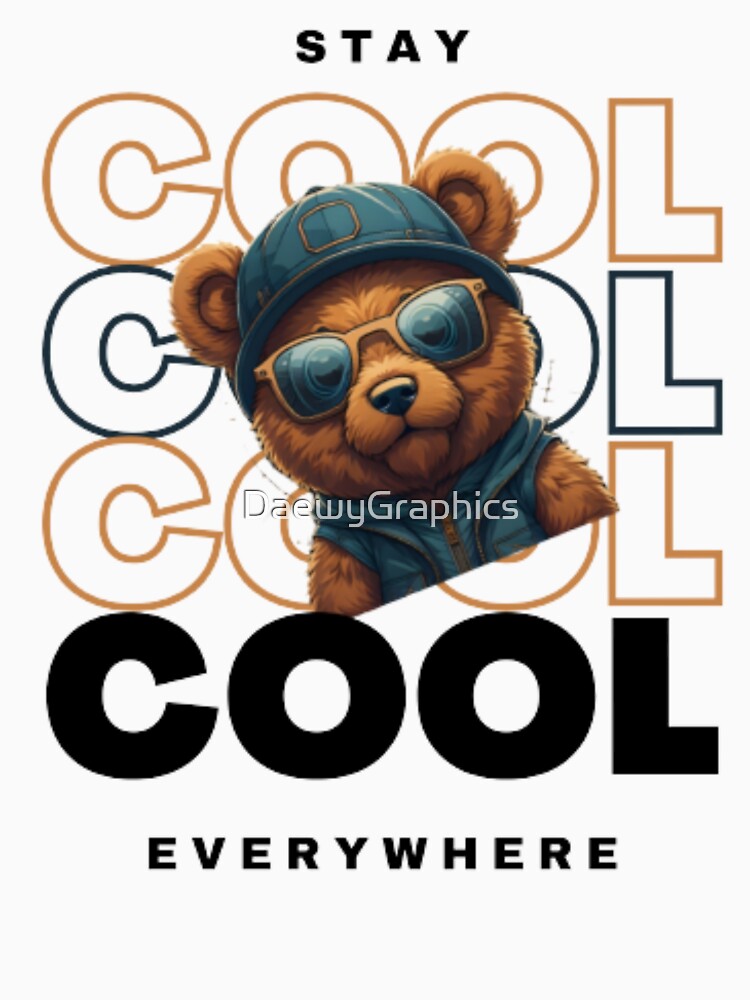 Stylish Cool Bear by DaewyGraphics