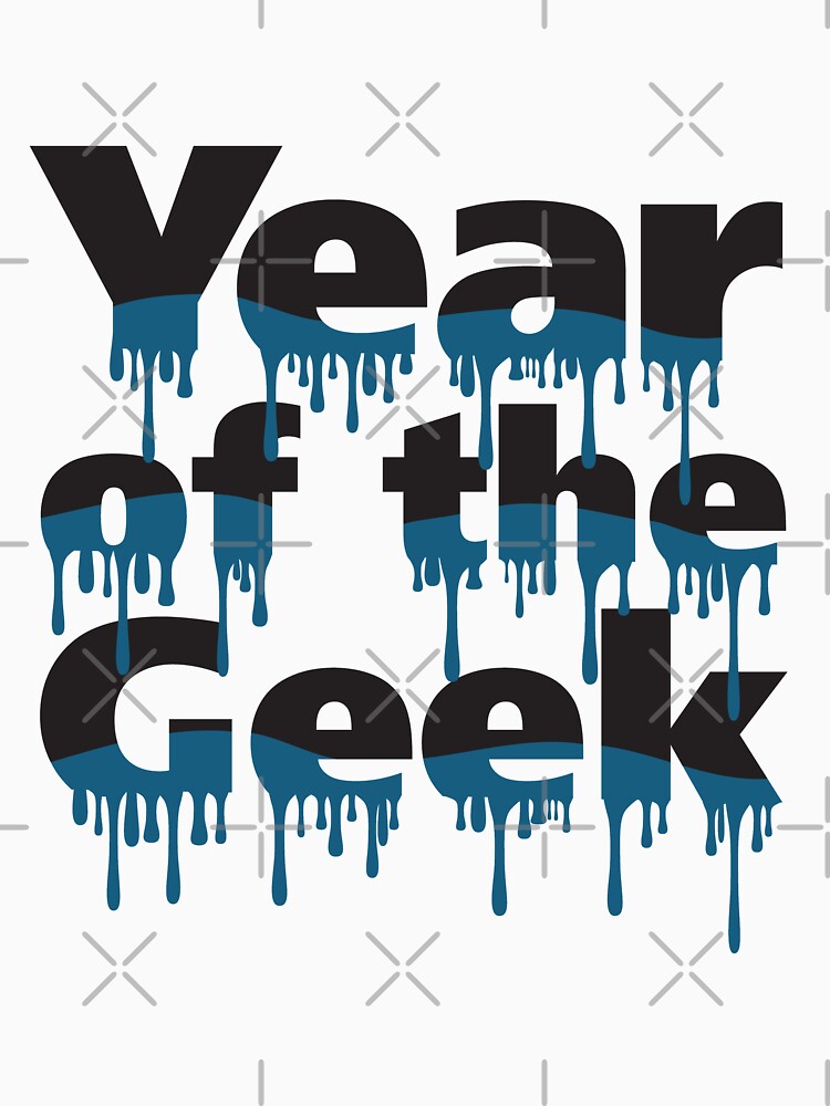 Year of the Geek (Black) by innergeekdesign