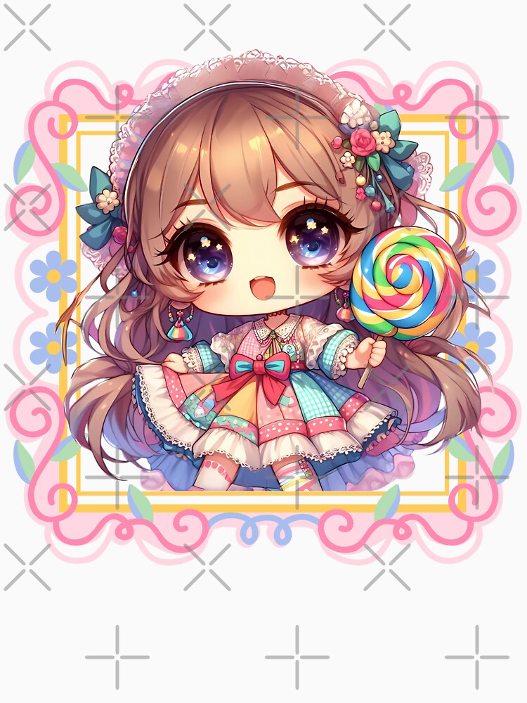 Super Kawaii Anime Girl in Coquette Style by LWOI
