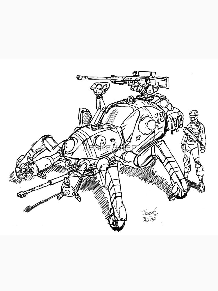 TachiTank - Concept Art by JaskaAllen