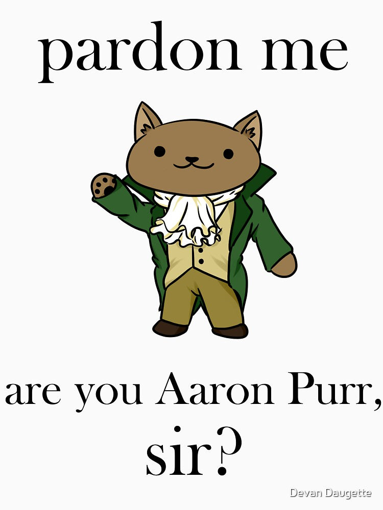 Alexander Hamilcat (Black Text) by Better Off Dev