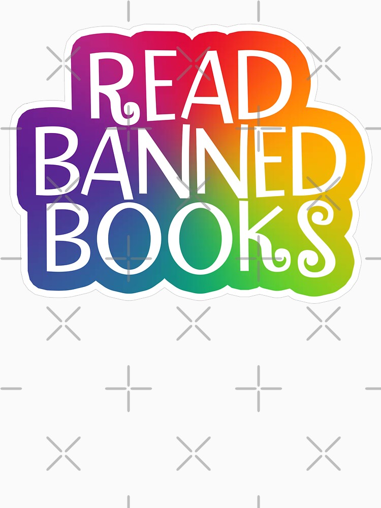 Read Banned Books Sticker by baranskini