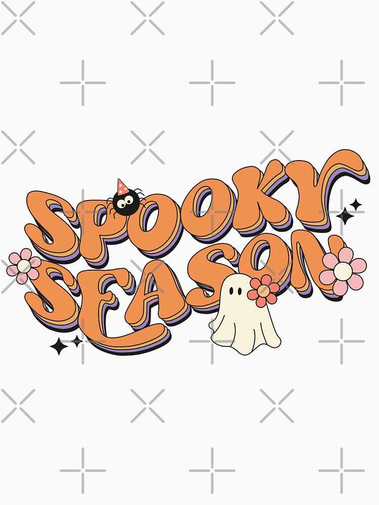 Spooky Season Halloween T-Shirt, Cute Ghost Halloween Shirt, Retro Fall Shirt, Fall Shirt, Halloween Vibes Shirt, Spooky Season Boo Tee by Art-Self Studio