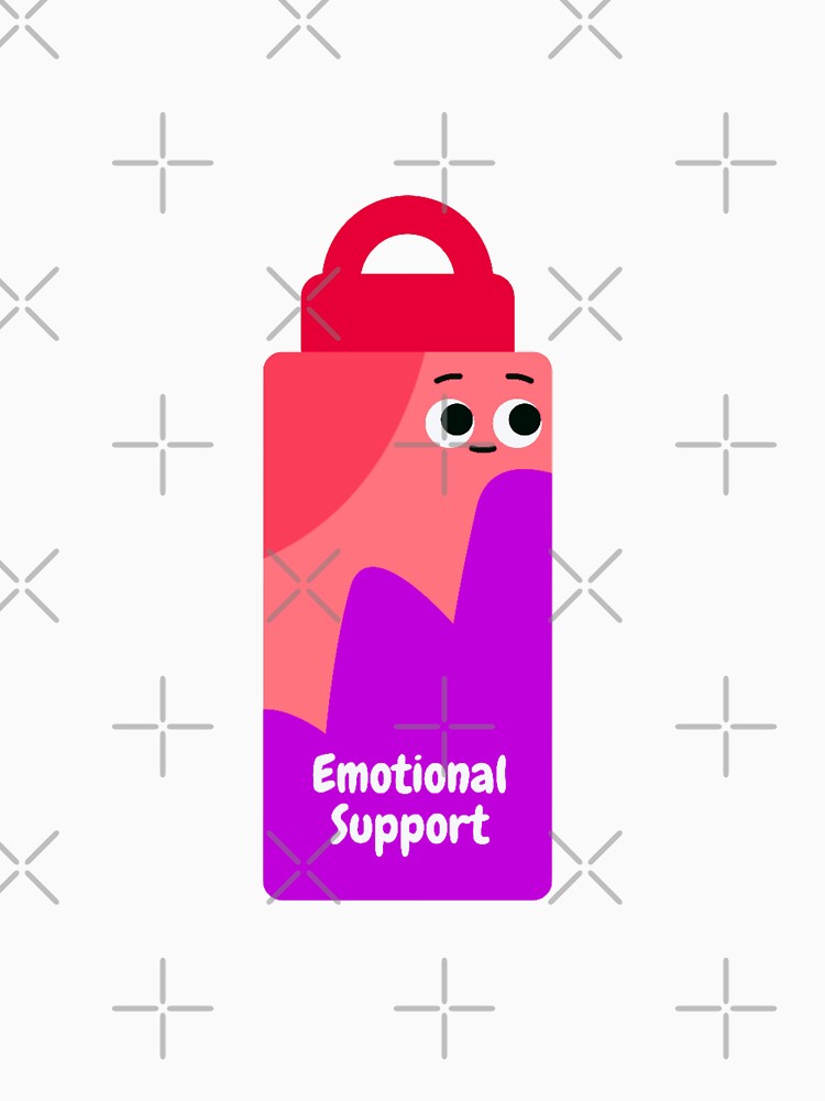 Emotional Support Water Bottle -  Cantaloupe by Deedy  Studio