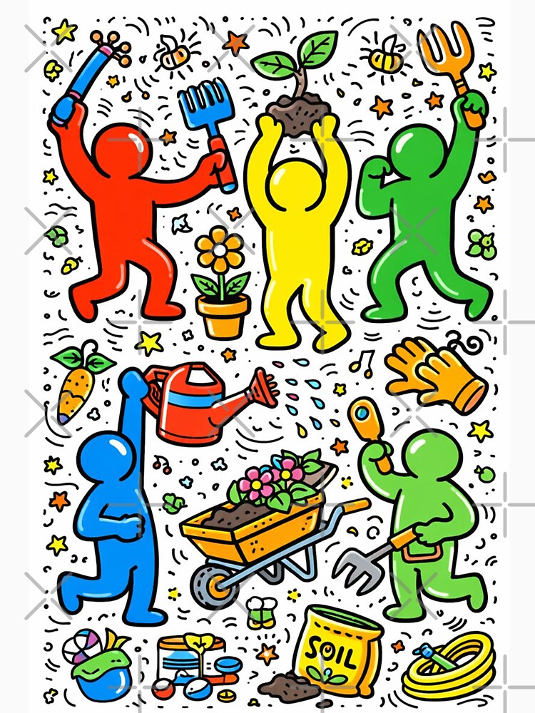 Happy people garden by LuluLeb