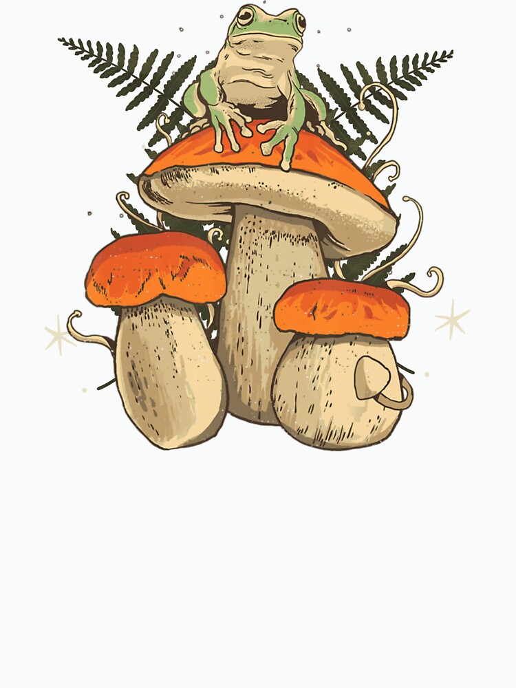 Frog On Mushroom by cklarer