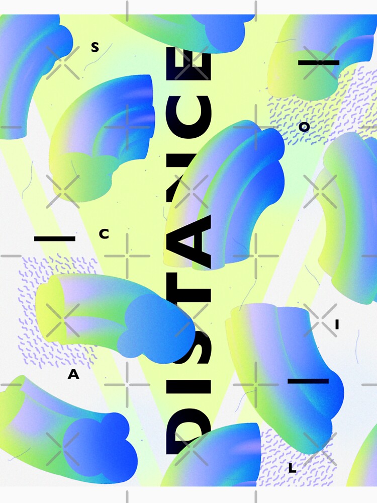 Social Distance | Abstract Design Series by MadPatter