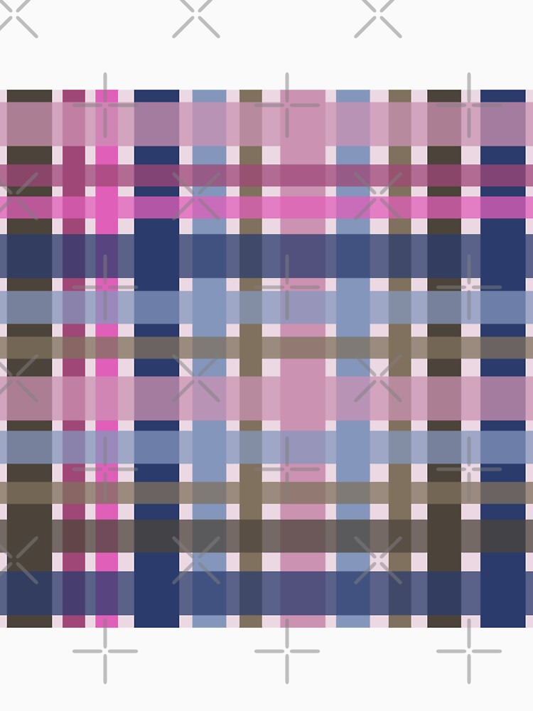 Double Check pink blue by FrancesPoff