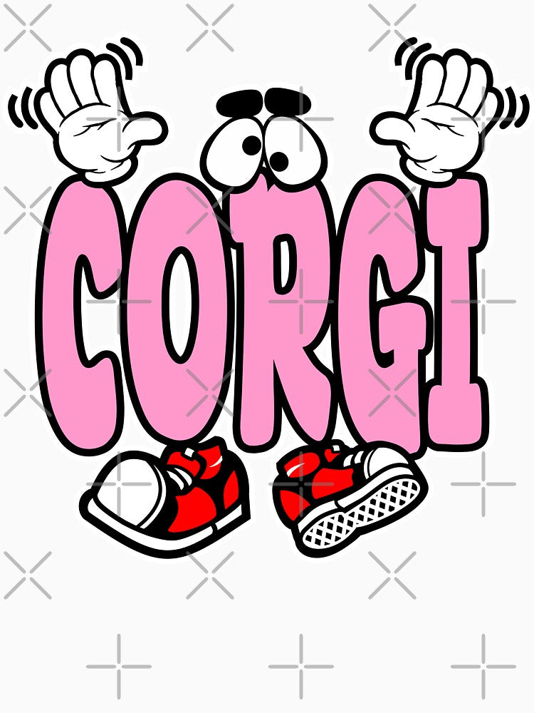CORGI - PETS Words Character Bold Retro by NFTWords