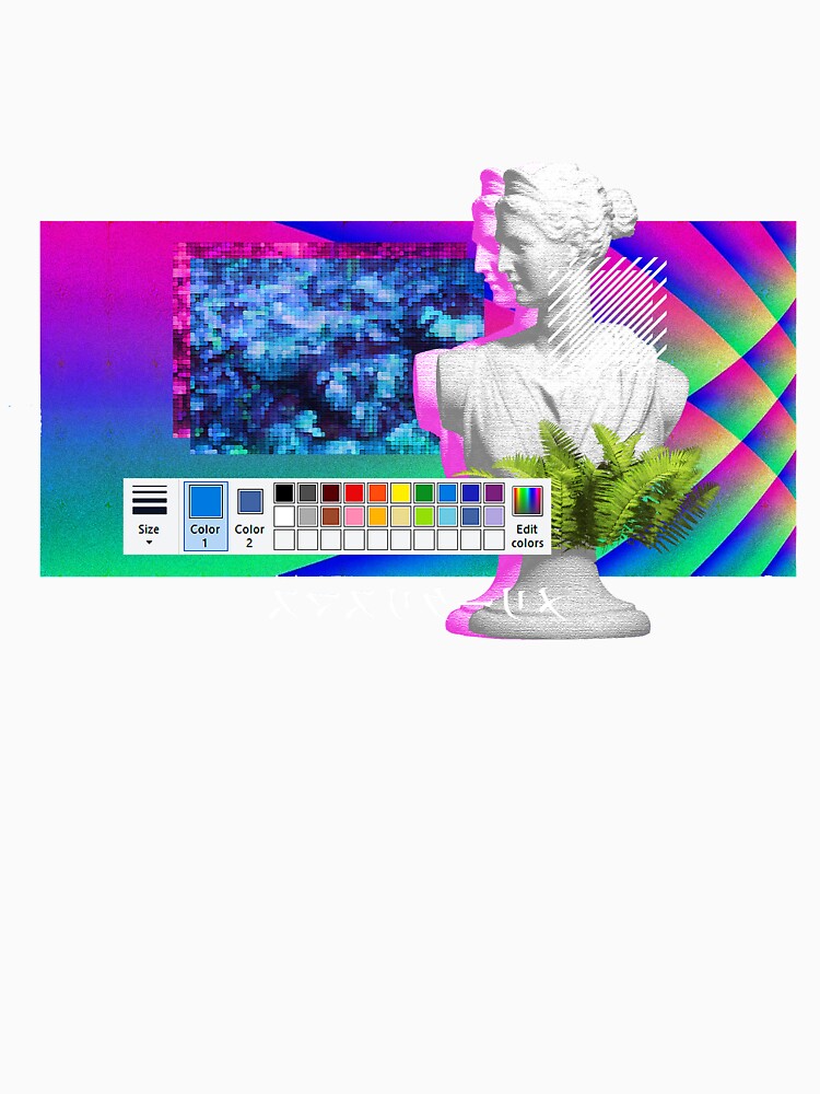 Vaporwave Aesthetic statue by warfoo