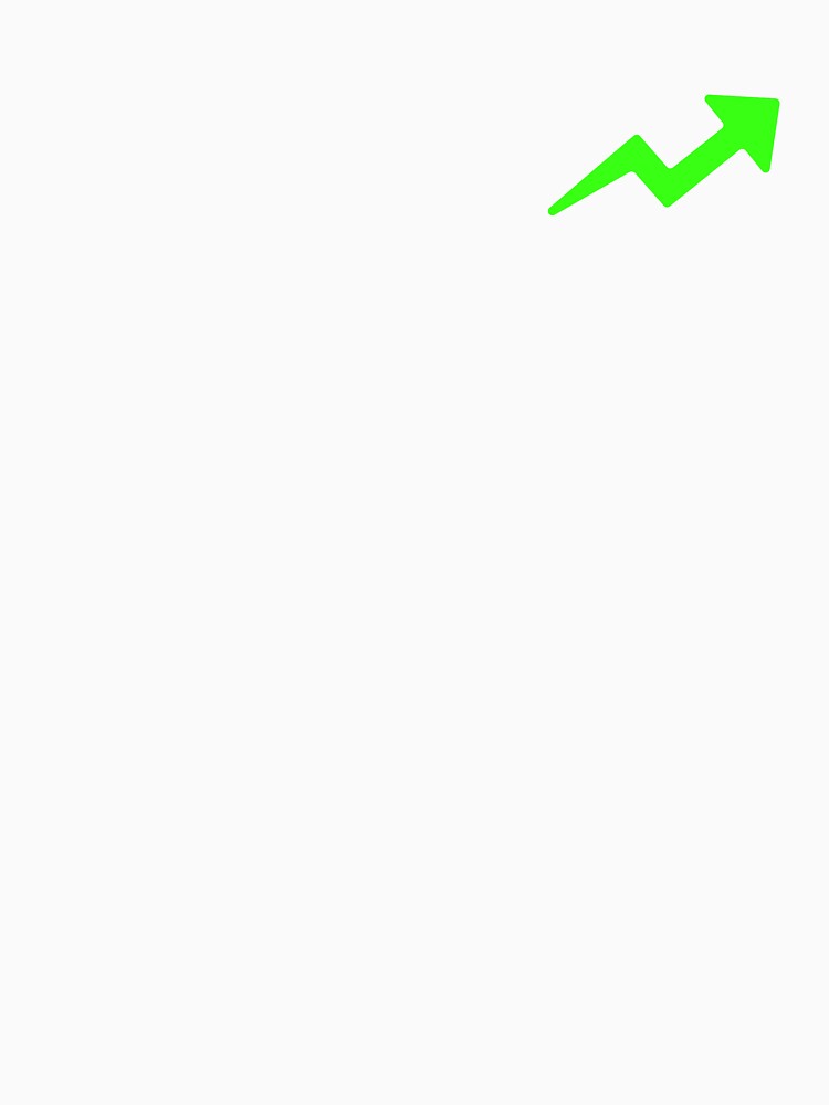 TRENDING UP ARROW (BRIGHT GREEN) by Top10Designs