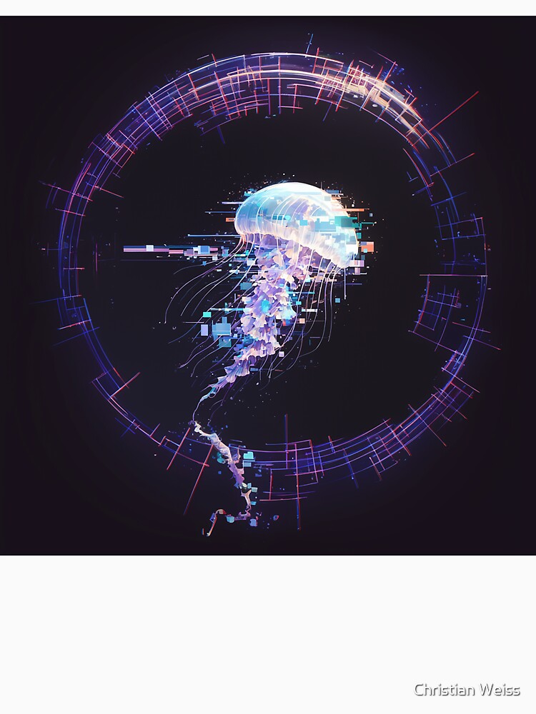 Digital Ocean Jellyfish by Christian Weiss