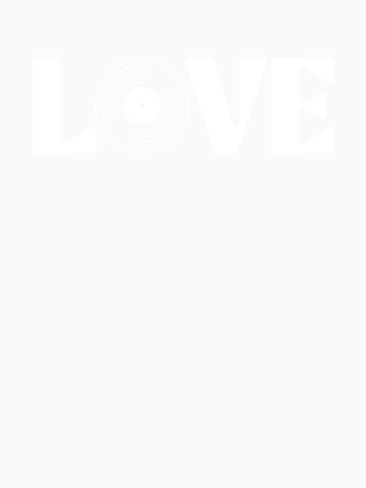 Vinyl Record LOVE Retro Music Aesthetic Design by Altered Pixels