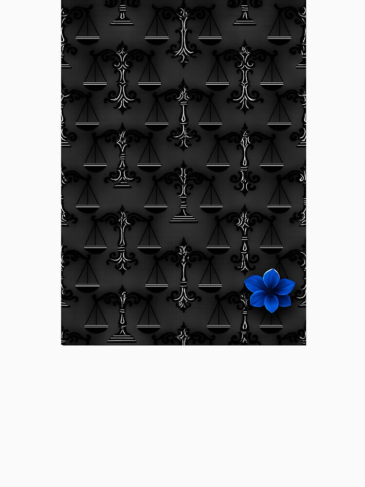 Baroque Decorations and A Blue Flower by Studio Rio Blue