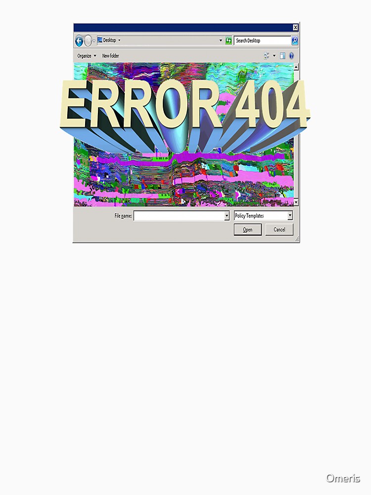 error 404 vaporwave by Omeris