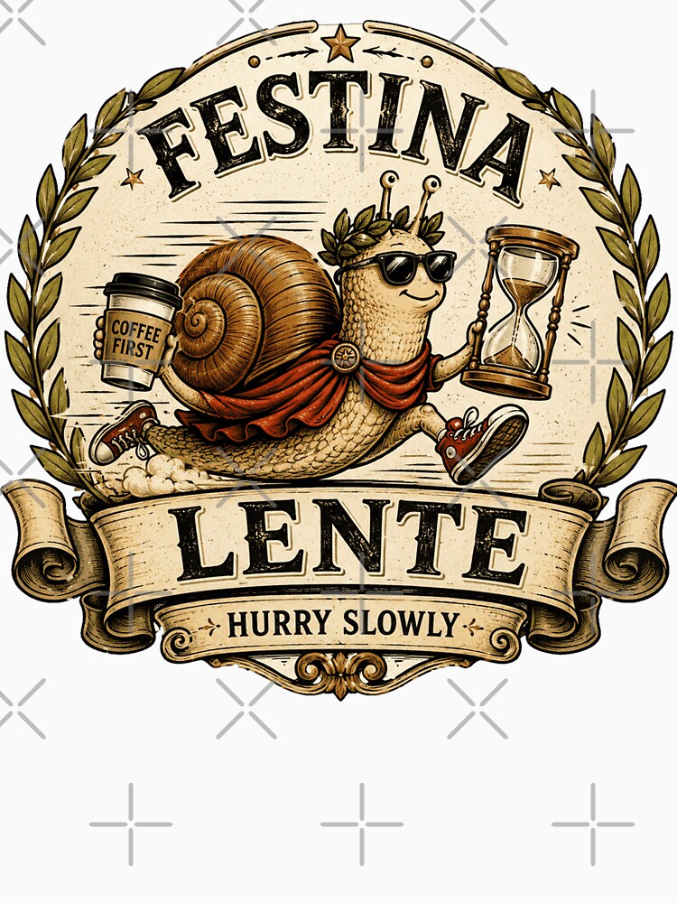 Chibi Festina Lente Snail by maximinano100k