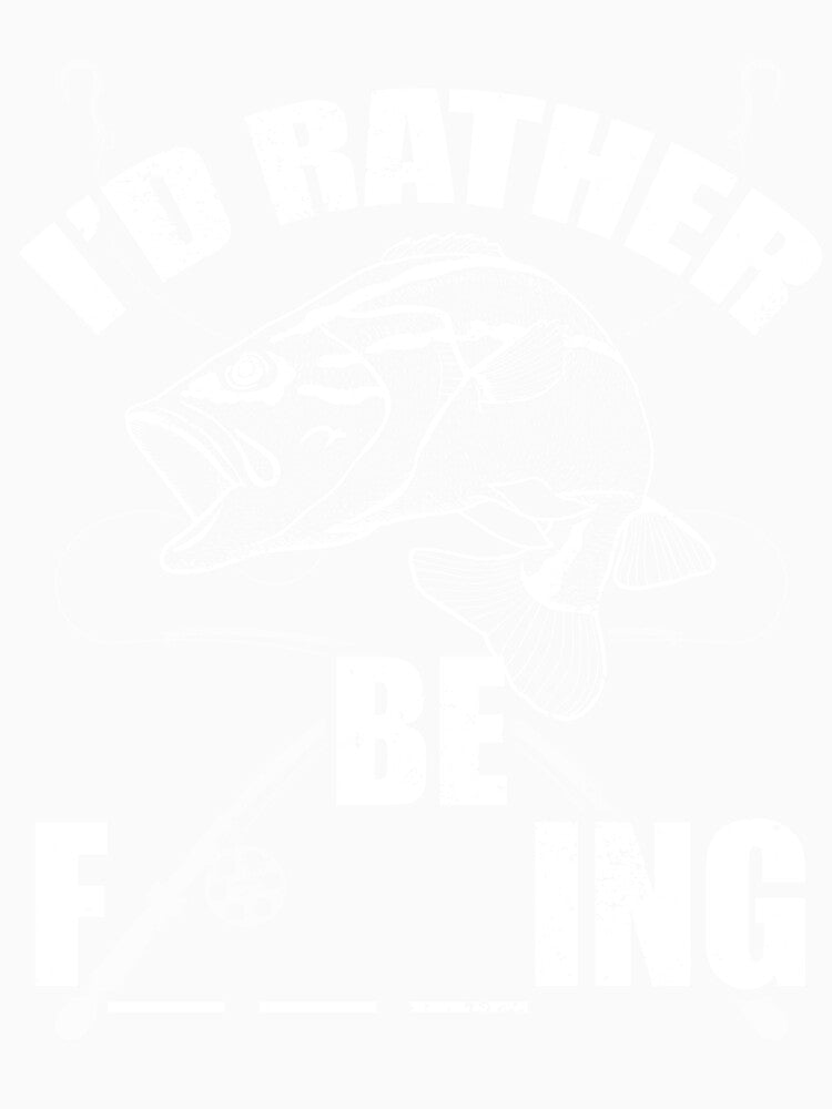 Id Rather Be Fishing T-Shirt by AllStarMerch