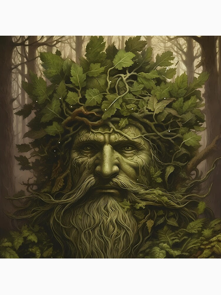 The Green Man protects nature by Karl Aldinger