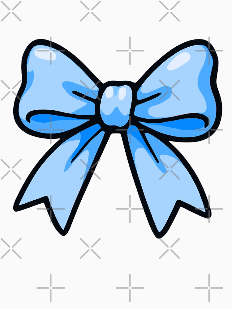 Blue Bow by FarieArt