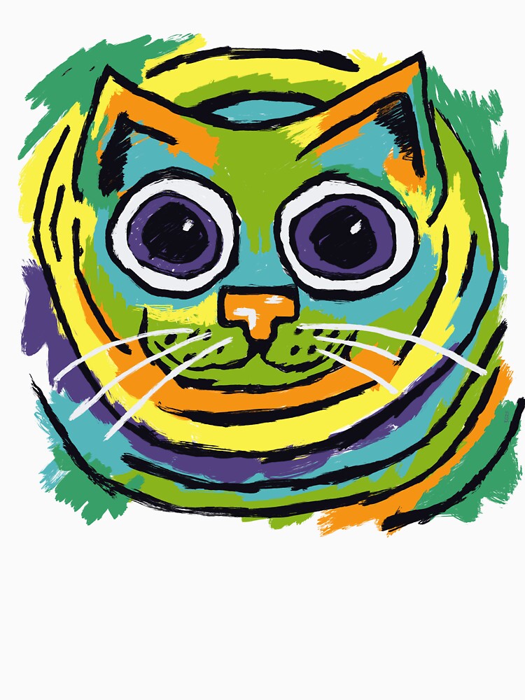 Big Colorful Tabby Cat by wildjellybeans